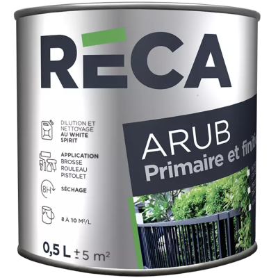 Peinture laque Antirouille Satiné ARUB, RECA