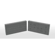 Lot de 4 Panneaux d’isolation thermique par l’extérieur aux performances thermiques élevées.